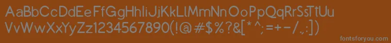 Шрифт CopilmeR – серые шрифты на коричневом фоне