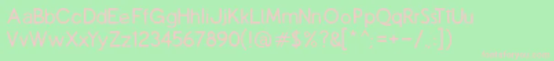 CopilmeR Font – Pink Fonts on Green Background