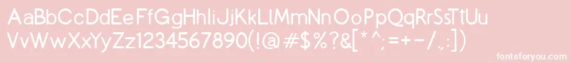 CopilmeR Font – White Fonts on Pink Background