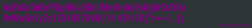 AgentconmeddbNormal Font – Purple Fonts on Black Background