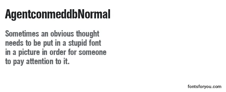 Review of the AgentconmeddbNormal Font
