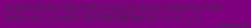 FlimFlam Font – Black Fonts on Purple Background