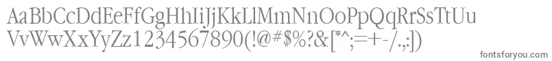 Garamondnarrowctt Font – Gray Fonts on White Background