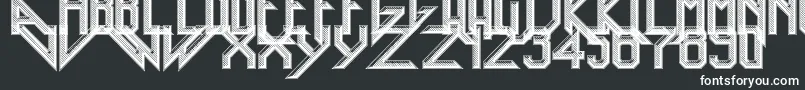 HeavyMetalRocking Font – White Fonts on Black Background
