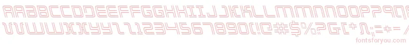 Elecdayl-fontti – vaaleanpunaiset fontit valkoisella taustalla