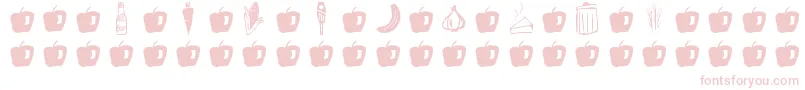 GmdoodlesFood Font – Pink Fonts