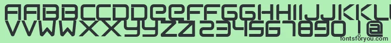 FlexsteelFreeForPersonalUseOnly Font – Black Fonts on Green Background