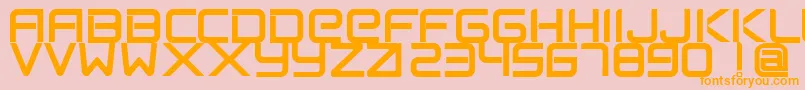 FlexsteelFreeForPersonalUseOnly Font – Orange Fonts on Pink Background