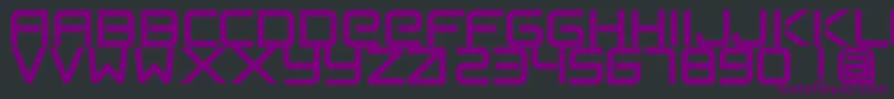 FlexsteelFreeForPersonalUseOnly Font – Purple Fonts on Black Background