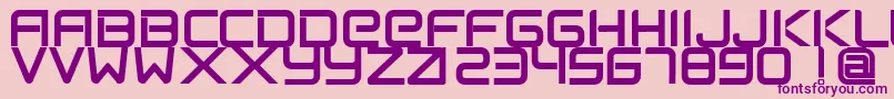 FlexsteelFreeForPersonalUseOnly Font – Purple Fonts on Pink Background
