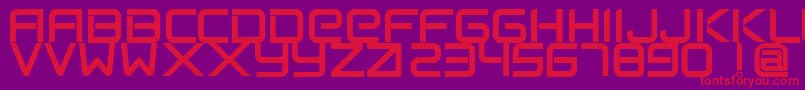 FlexsteelFreeForPersonalUseOnly Font – Red Fonts on Purple Background