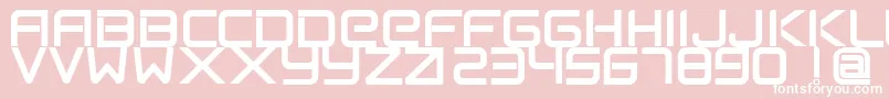 フォントFlexsteelFreeForPersonalUseOnly – ピンクの背景に白い文字