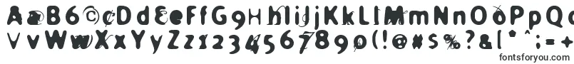 Шрифт Holier – формы шрифтов