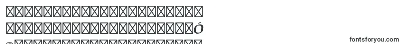 フォントOrigamistdMediumitalic – バシキール文字