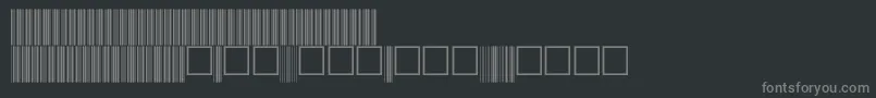 V100018 Font – Gray Fonts on Black Background