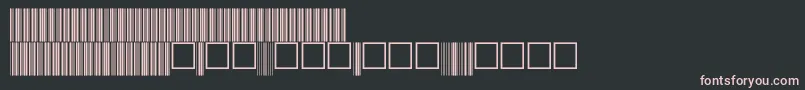 V100018 Font – Pink Fonts on Black Background
