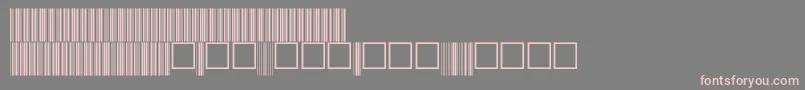 V100018 Font – Pink Fonts on Gray Background