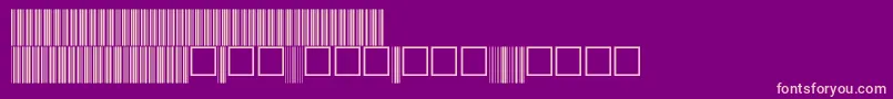 V100018 Font – Pink Fonts on Purple Background