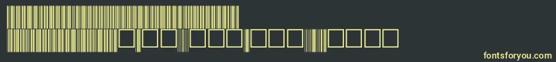 V100018 Font – Yellow Fonts on Black Background