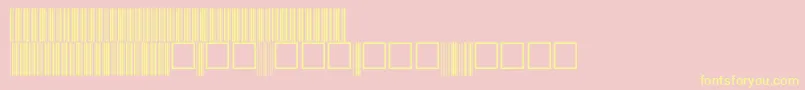 V100018 Font – Yellow Fonts on Pink Background