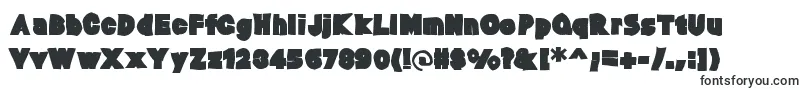 Шрифт Baltarink – толстые шрифты