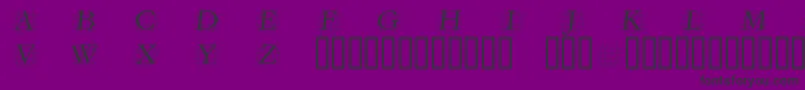 Grafoi Font – Black Fonts on Purple Background