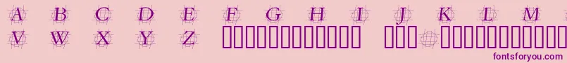 Grafoi Font – Purple Fonts on Pink Background