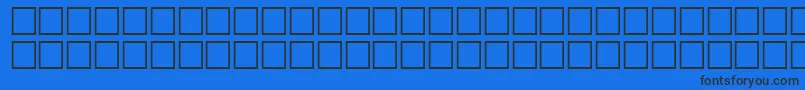 Шрифт SultanMedium – чёрные шрифты на синем фоне