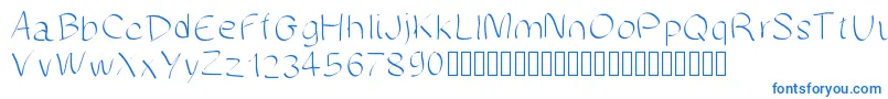 Manuscrite Font – Blue Fonts