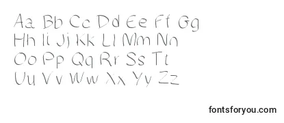 Manuscrite Font