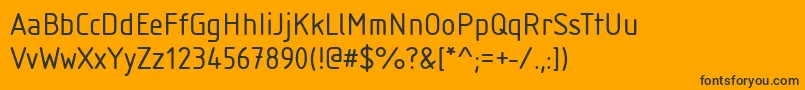 Подробнее о шрифте IsonormRegular Шрифт IsonormRegular – чёрные шрифты на оранжевом фоне