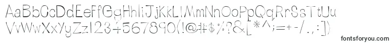 LinotypetapesideLight-fontti – erosiofontit