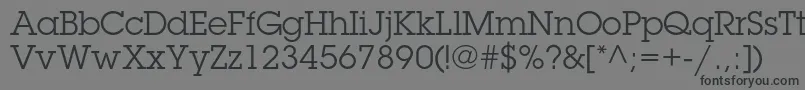 LubalingraphstdBook-Schriftart – Schwarze Schriften auf grauem Hintergrund