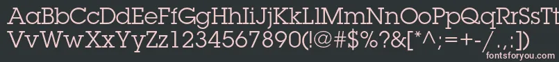 LubalingraphstdBook Font – Pink Fonts on Black Background