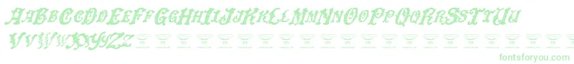 DinglehuckleberryItalic-Schriftart – Grüne Schriften