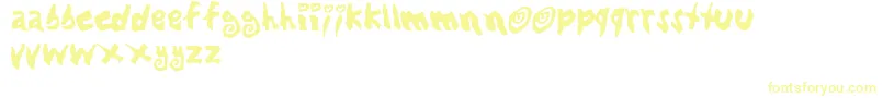 フォントLovbabe ffy – 黄色のフォント