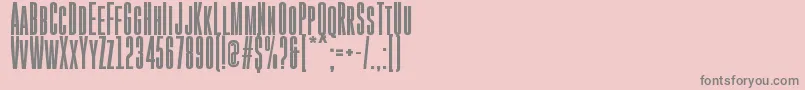 fuente GoboldHighBold – Fuentes Grises Sobre Fondo Rosa
