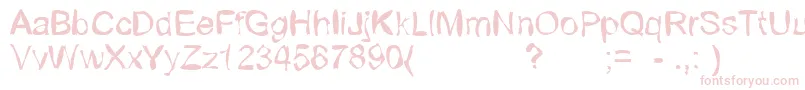Freakedarial Font – Pink Fonts