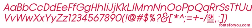 TypoGotikaItalicDemo Font – Red Fonts