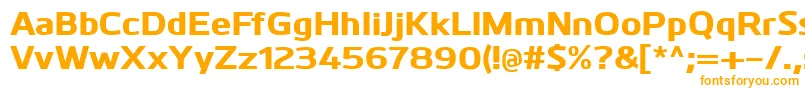 KuroExtrabold Font – Orange Fonts