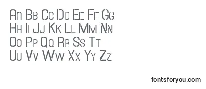 Review of the Hallandalestencilsc Font
