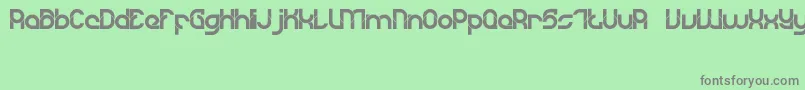 DyLovastuff02 Font – Gray Fonts on Green Background