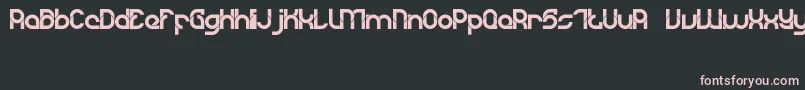 DyLovastuff02 Font – Pink Fonts on Black Background