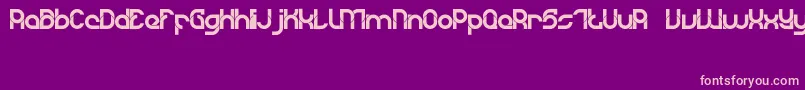 DyLovastuff02 Font – Pink Fonts on Purple Background