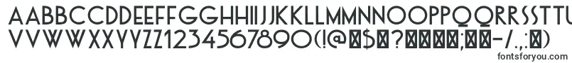 Шрифт DkOtago – многолинейные шрифты