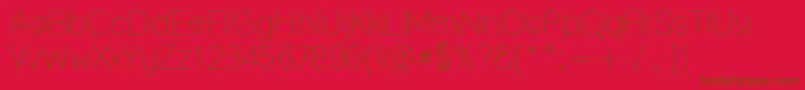 Lisätietoja Laneup ffy-fontista Laneup ffy-fontti – ruskeat fontit punaisella taustalla