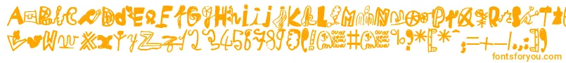 Więcej informacji o czcionce MikaTeuf Czcionka MikaTeuf – pomarańczowe czcionki