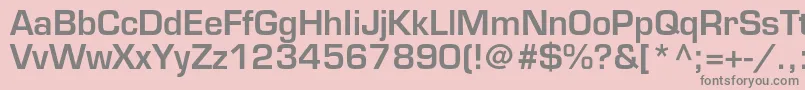 More about EurostileltstdDemi Font EurostileltstdDemi Font – Gray Fonts on Pink Background