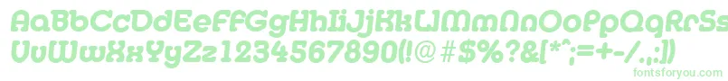 MexicoserialXboldItalic Font – Green Fonts