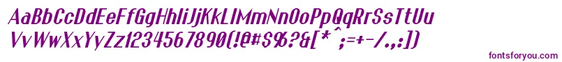 FranckItalic-fontti – violetit fontit